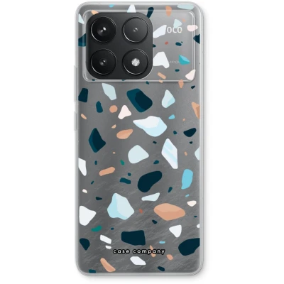 Afbeelding van Case Company® hoesje geschikt voor Xiaomi Redmi K70 Terrazzo N13 Soft Cover Telefoonhoesje Bescherming aan alle Kanten en Schermrand