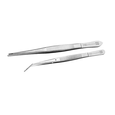 Afbeelding van Set van 2 roestvrijstalen steiltangen 18 en 15,5 cm FM Professional Pâtisserie