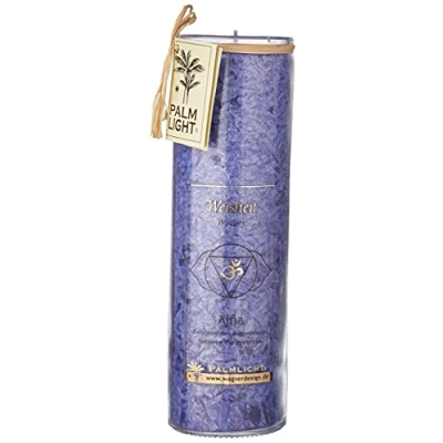 Afbeelding van Ajna CHAKRA kaars, 30032, ca 20 cm, Licht Blauw (Indigo)