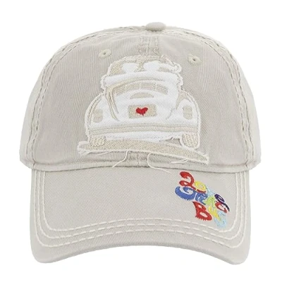 Afbeelding van Brisa VW Collection Volkswagen Hippie Bus T1 Camper Van verstelbare baseballpet
