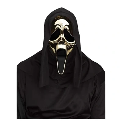 Afbeelding van Fun World Gouden spookmasker voor Halloween kostuum