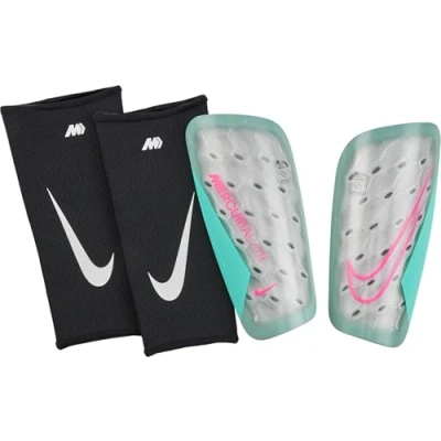 Afbeelding van Nike Performance Mercurial LITE Unisex Scheenbeschermers, Maat: Small, Ocean cube/aurora green/pink blast