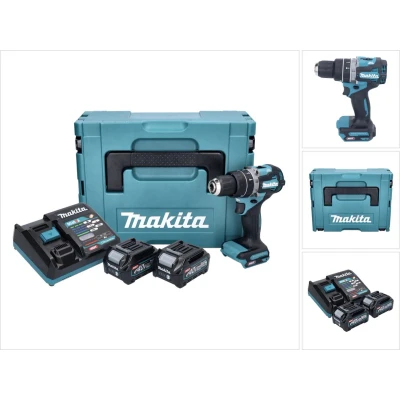Afbeelding van Makita HP002GA202 Accu klopboor/schroefmachine Incl. 2 accus, lader, koffer