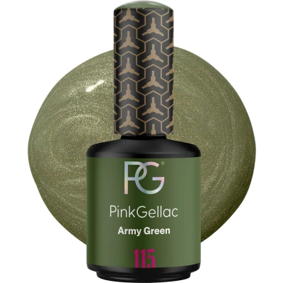 Afbeelding van Pink Gellac 115 Army Green Gel Nagellak 15 Ml