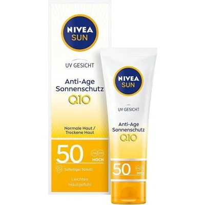 Afbeelding van Nivea SUN UV FACE Antiage &amp; Antipigments Cream Zonnebrandcrème, Maat: 50 ml,
