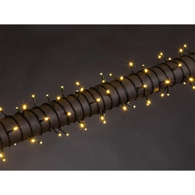 Afbeelding van STELLA LED 8 m 120 leds warmwit groene kabel 24 V