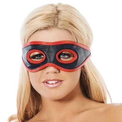 Afbeelding van Rimba Open oogmasker versierd met nieten