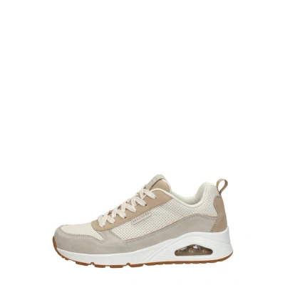 Afbeelding van Skechers Uno Two Much Fun Dames Sneakers Taupe/Zand Maat 42