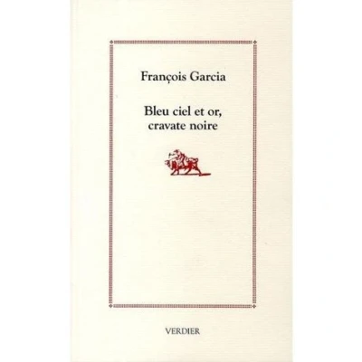 Afbeelding van Editions Verdier BLEU CIEL ET OR CRAVATE NOIRE boek Frans Paperback