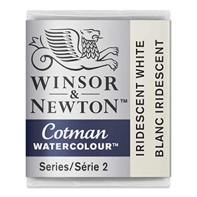 Afbeelding van Winsor &amp; Newton Cotman Aquarel 1/2 330 wit glinsterend, halve emmer