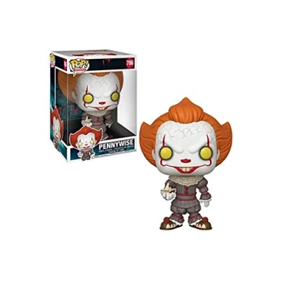 Image de Figurine Funko Pop Movie IT Super Sized Pennywise with boat 25 cm