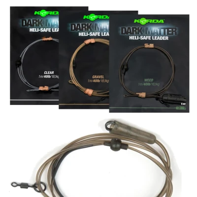 Afbeelding van Korda Dark Matter Heli Safe Leader 40lb Kleur : Clear 50cm