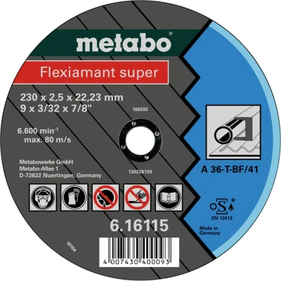 Afbeelding van Metabo 616100000 Doorslijpschijf gebogen 25 stuk(s)
