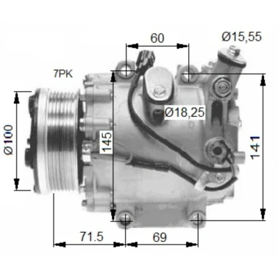 Image de Compresseur de climatisation nrf 32491