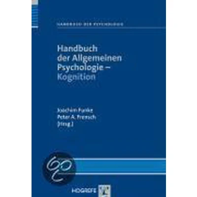 Afbeelding van Handbuch Der Allgemeinen Psychologie Kognition