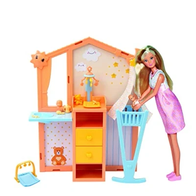 Afbeelding van Simba Steffi Love baby Surprise luidspreker pop 29 cm afneembare buik 5 slaapkamer + accessoires 105733590002