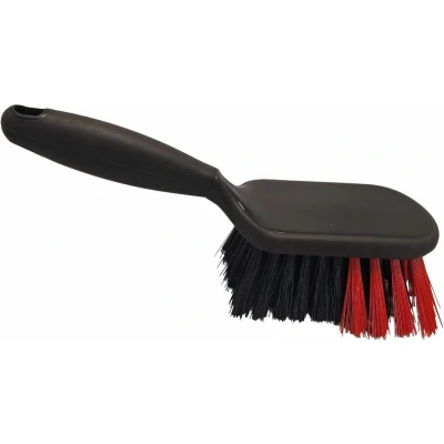 Afbeelding van Handborstel Hard 255x80 mm 80% gerecycled Rood/Zwart