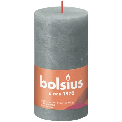 Afbeelding van Bolsius kaars rustiek Eucalypthus Green 130/68 mm
