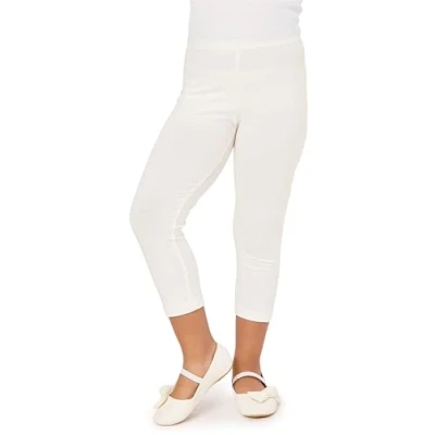 Afbeelding van Merry Style Meisjes Leggings Sport Vrijetijdsbroek Capri Katoen MS MS10 226 LE Ecru 152