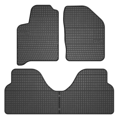 Afbeelding van FROGUM 546641 Vloermatset Rubber voor en achter 4 Zwart Op maat gemaakt