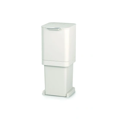 Afbeelding van Joseph Totem Pop Prullenbak 40 Liter Gebroken Wit