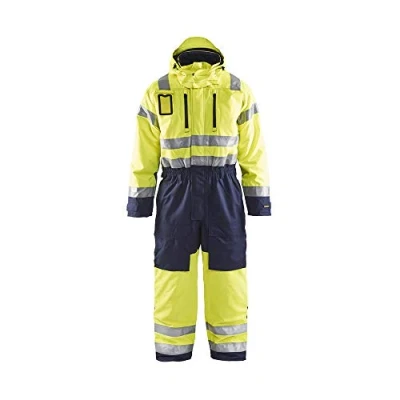 Afbeelding van Blaklader Winteroverall High Vis 6763 1977 Geel/Marineblauw