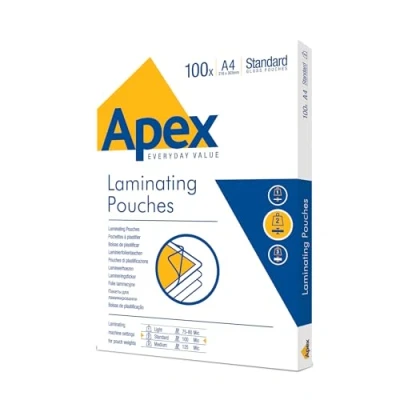 Afbeelding van APEX LAMINHOEZEN A4 100 MIC 100PK