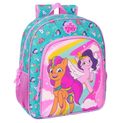 Afbeelding van Schoolrugzak My Little Pony Magic Roze Turkoois 32 x 38 12 cm