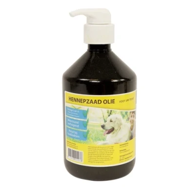 Afbeelding van Utopia Diertotaal Hennepzaadolie Met Pompje 500 ML (399343)