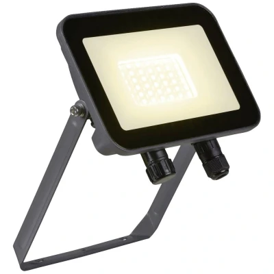 Afbeelding van SLV 1006192 FLOODI M LED plafondlamp vast ingebouwd 30 W Antraciet