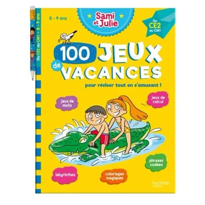 Image de 100 Jeux de vacances Sami et Julie Du CE2 au CM1 Cahier 2025