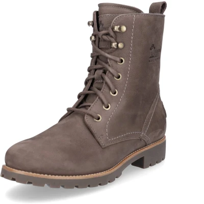 Afbeelding van Panama Jack FARA Igloo Veterboots, Dames, Maat: 36, Grey Leer