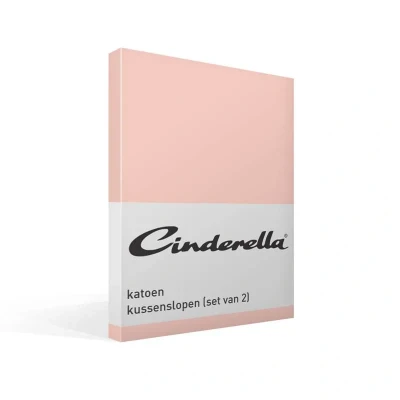 Afbeelding van Cinderella Weekend Kussensloop Set van 2 Kussenslopen Katoen 60x70 cm Soft Terra
