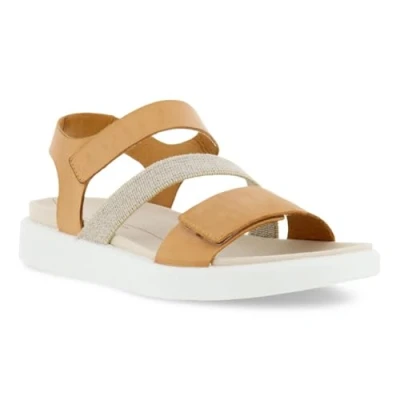 Afbeelding van ECCO Flowt Sandalen, Dames, Maat: 40, Brown Nubukleer
