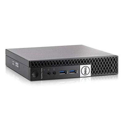 Afbeelding van Dell Optiplex 7040 Micro USFF Intel Quad Core i5 SSD harde schijf 16 GB geheugen Windows 10 Pro Business Desktop Computer Mini PC (gereviseerd) zwart antraciet