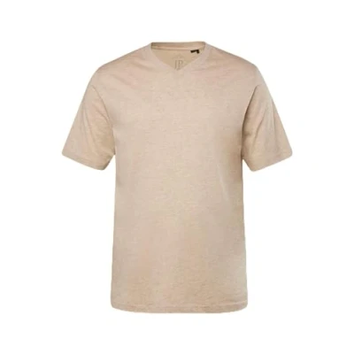 Image de JP 1880 702415 T shirt basique à col en V pour homme, grandes tailles, tailles L 8XL, jusqu&#039;à Mélange naturel., 7XL