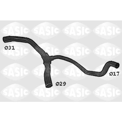 Afbeelding van SASIC SWH4307 Koelwaterslang Links onder RENAULT: Kangoo I, CLIO 2