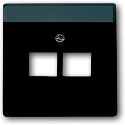 Afbeelding van Busch Jaeger antraciet centraalplaat voor datadoos 2 x RJ45 1803 02 81