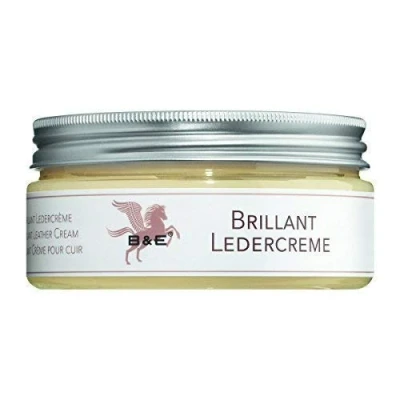 Afbeelding van B &amp; E Glanzende leercrème 250 ml hoogwaardige leerverzorging van glad leer