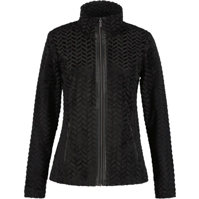Afbeelding van Luhta Halmeniemi Fleece Vest Dames Basic Black XXL Zwart Truien &amp; Vesten