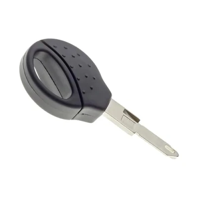 Afbeelding van JONGO Reservesleutelhoes met lemmet, compatibel Peugeot 206 (1999 2007) Sleutelbehuizing Plip auto bedrijfswagen afstandsbediening zonder knop