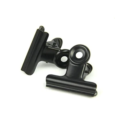 Afbeelding van Coideal Bulldog tangen, 22 mm, zwart, 30 stuks metalen klemmen van metaal, kleine vijlclips, voor kantoor, thuis, school, winkels