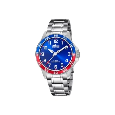 Afbeelding van Lotus Junior collection horloge mensen Zilver diameter 36 mm roestvrij staal