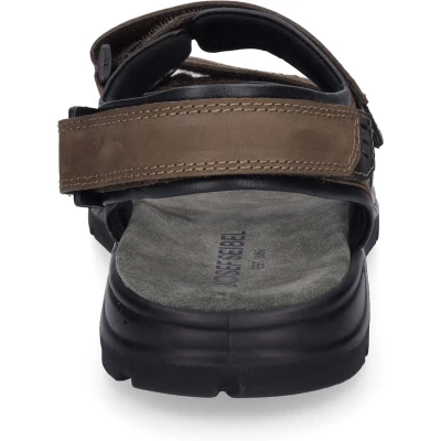 Afbeelding van Josef Seibel Outdoorsandalen, Heren, Maat: 40, Braun Leer en textiel