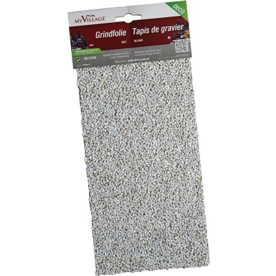 Afbeelding van Grindmat 30x14 cm wit seizoensdecoratie My Village