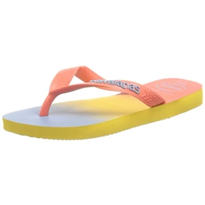 Afbeelding van Havaianas TOP Fashion Teenslippers, Maat: 35 36, Gold yellow Kunststof