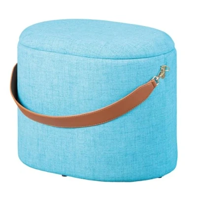 Afbeelding van Inter Link SAS Dilia Poef Blauw