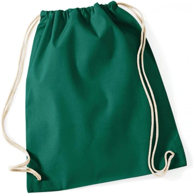Afbeelding van Westford Mill Cotton Gymsac WM110 Bottle Green