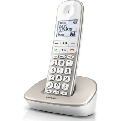 Image de Philips XL4901S Téléphone sans fil avec ID d&#039;appelant/appel en instance DECT\GAP (conférence) à trois capacité d&#039;appel