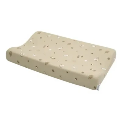 Afbeelding van Meyco Baby Forest Animals aankleedkussenhoes sand 50x70cm